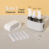 In And Travel Bottles Set Shampoo Shower Gel