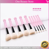 Cute Cat Claw Shape Makeup Brushes