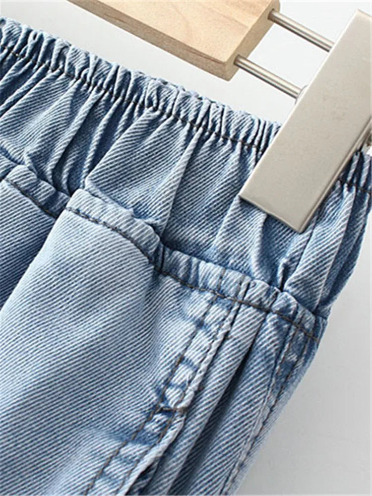 Women' Jeans Elastic Waist High Waist Stretch Spring