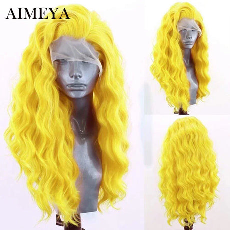 Aimeya High Temperature Fiber Lace Wigs For Women