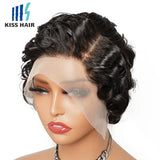 Highlight Pixie Curly Wigs * Lace Frontal