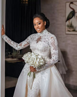 Haute Couture Gorgeous Lvory White Bride Dresses With