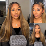 Ombre Honey Blonde Straight Straight Highlight