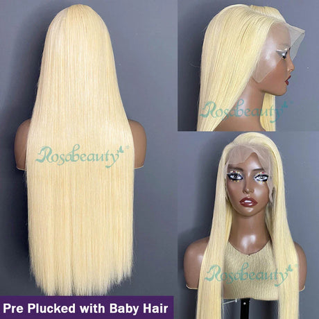 Density Blonde Straight 13X6 Hd Lace Frontal Wig