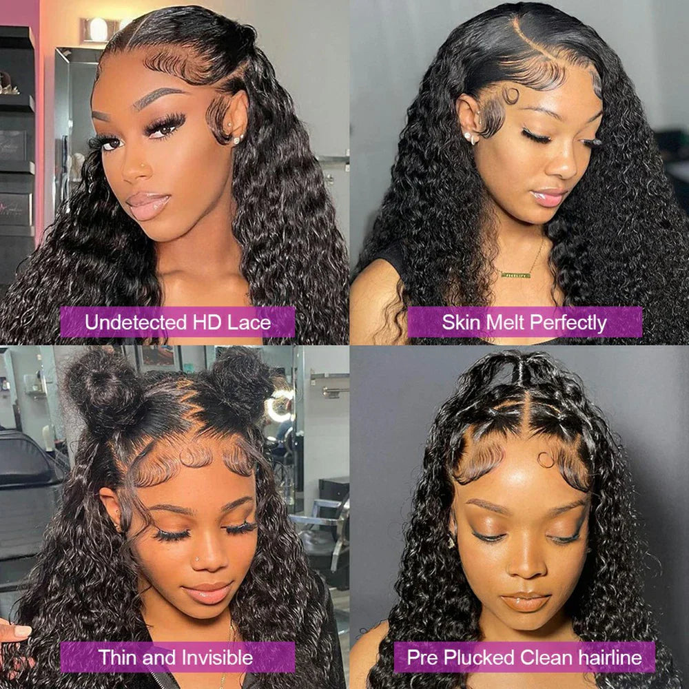 Density X Transparent Lace Front Wig Peruvian Water