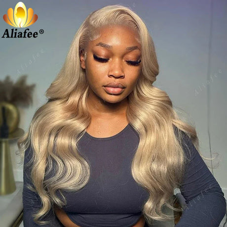 Honey Blonde Body Wave 13X6 Lace Frontal Wig