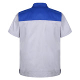 Men Women Short Sleeve Work Coat Workshop Shirts