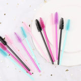 Disposable Mini Mascara Wands Applicator White Handle Eyelash