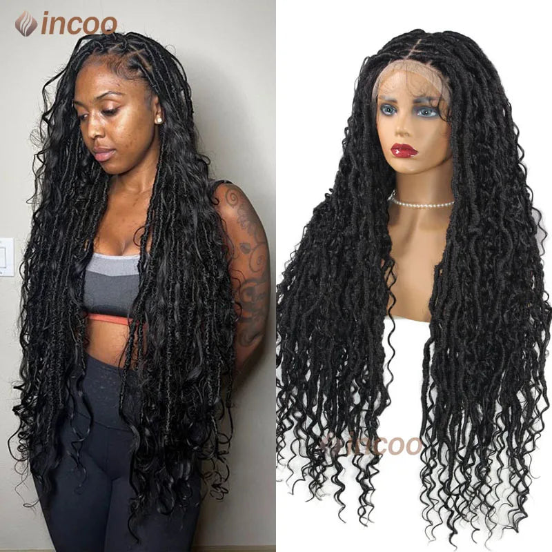 Butterfly Loc Full Lace Front Braided Wig