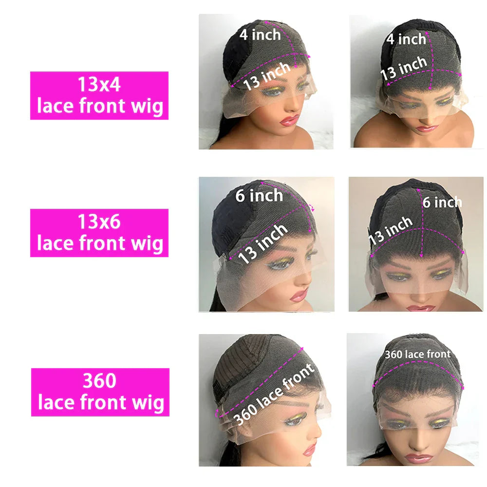 Deep Wave Frontal Wig Hd Lace Frontal