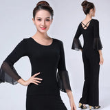 New Autumn Half Sleeve Adult Women International Ballroom