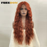 Freedom Synthetic Lace Wig Long Deep Wavy Ombre