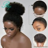 Afro Curly Lace Frontal Wig With C