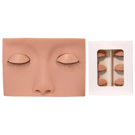 Training False Eyelash Practice Lash Silicone Mannequin Model