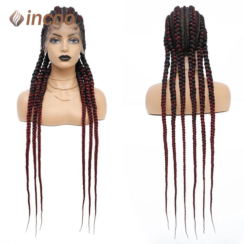 Full Lace Braided Wigs Lace Front Wig