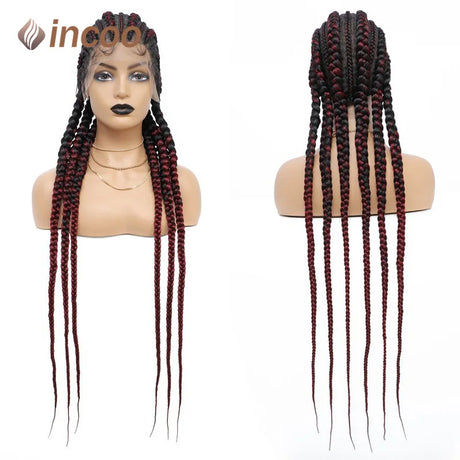 Full Lace Frontal Wigs For Women Cornrow