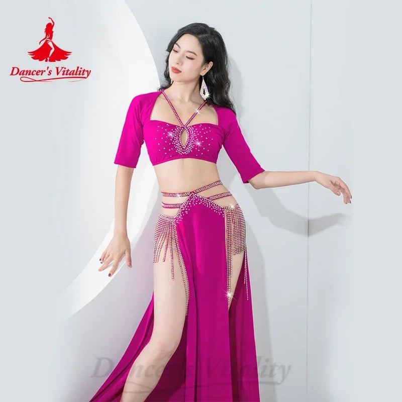 Belly Dancer Costume Set For Women Half Sleeves