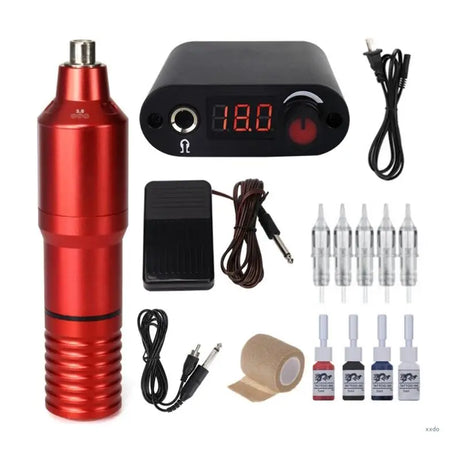 Tattoos Machine Kit Digital Screen Tattoos Power Supply