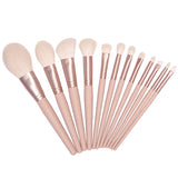 White Goat Hair Makeup Brushes Powder