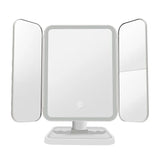 Trifold Makeup Mirror Led Lights Dorm Dressing Mirror