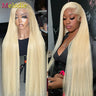 Density Blonde Straight X Lace Frontal Wig Brazilian