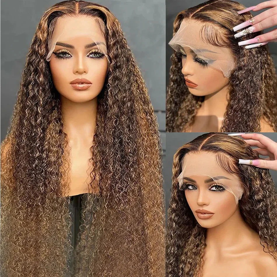 Densisty X Highlight Ombre Deep Wave Lace Frontal