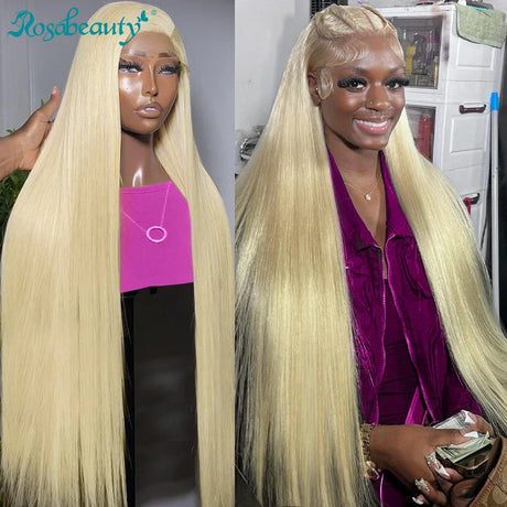 Density Blonde Straight 13X6 Hd Lace Frontal Wig