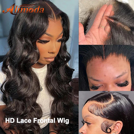 Body Wave Pre Cut Glueless Human Hair Wig