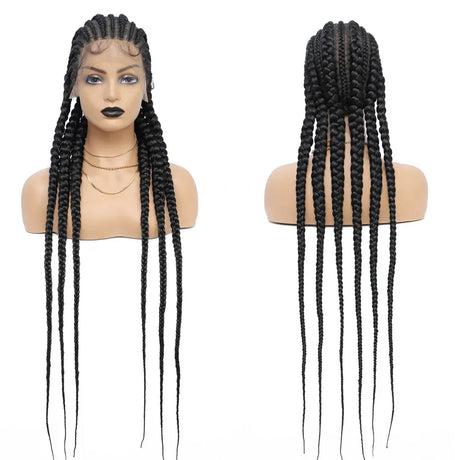 Full Lace Frontal Wigs For Women Cornrow