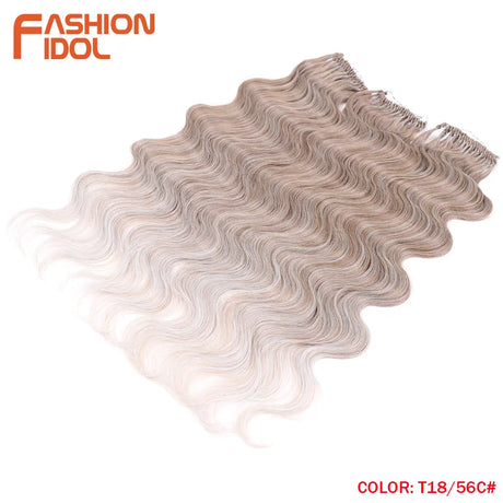 Fashion Idol Body Wave Crochet Hair Synthetic Goddess