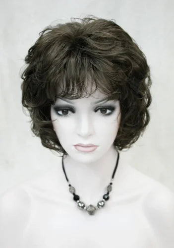 Fashion Short Women‘s Wigs Blonde Brown Black Wig Bob Curly Wigs Real Natural Hair