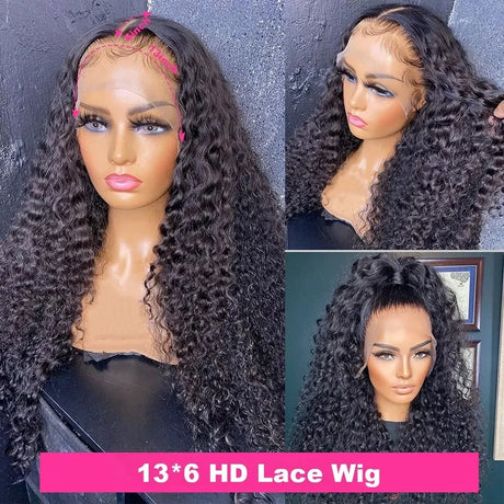 Hd Lace Wig 13X6 Human Hair Curly Wig