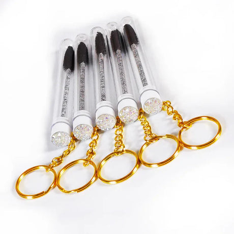 Mascara Wand Tubes Eyebrow Brush Diamond Key