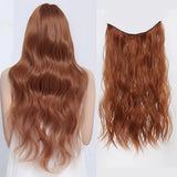 Haircube Synthetic No Clip Hair Extension Natural Hair