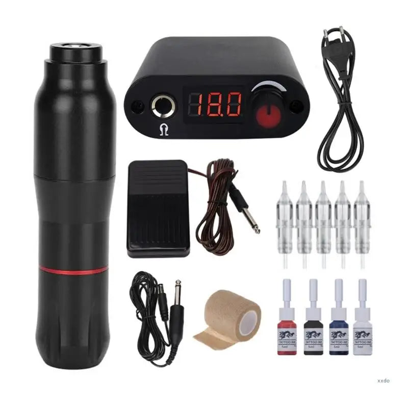 Tattoos Machine Kit Digital Screen Tattoos Power Supply