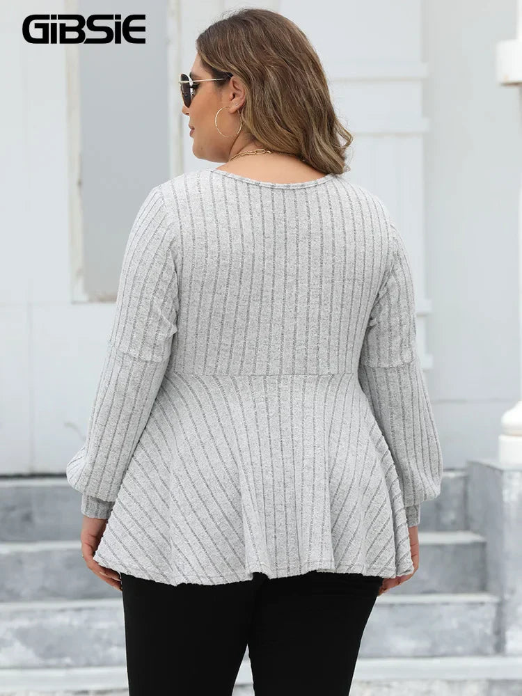 Gibsie Long Sleeve Tops For Women Spring Fall