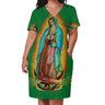 Virgin Mary Catholic Dress Short Sleeve Our Lady