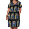 Virgin Mary Catholic Dress Short Sleeve Our Lady