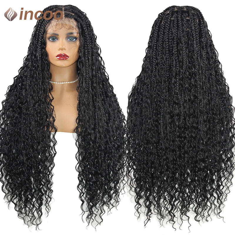 Full Lace Front Boho Box Braided Wigs