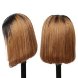 Short Bob Wig Ombre B/ Bob Straight Highlight