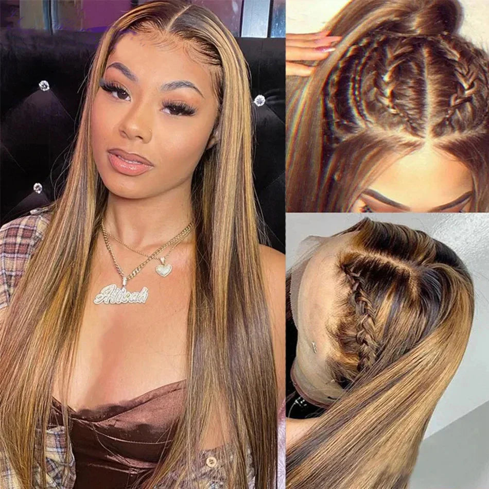 Tewjig Highlight Ombre Hair  Lace Front