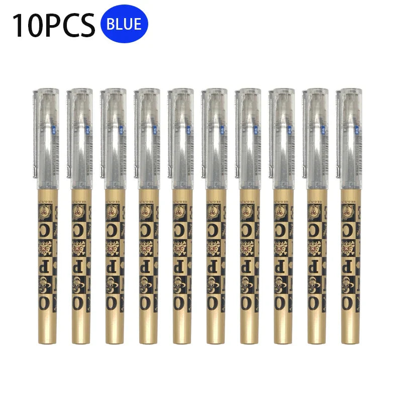 M&G Straight Liquid Signature Pen Black Red