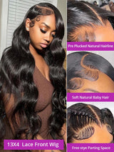 Body Wave Hd Lace Frontal Wig Human