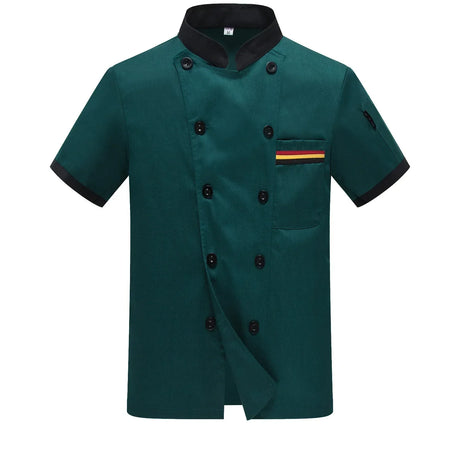Professional Short Sleeve Chef Jacket For Food Service