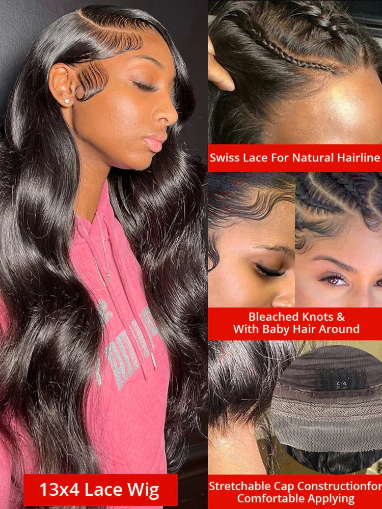 Body Wave 13X4 Hd Lace Frontal Human Hair