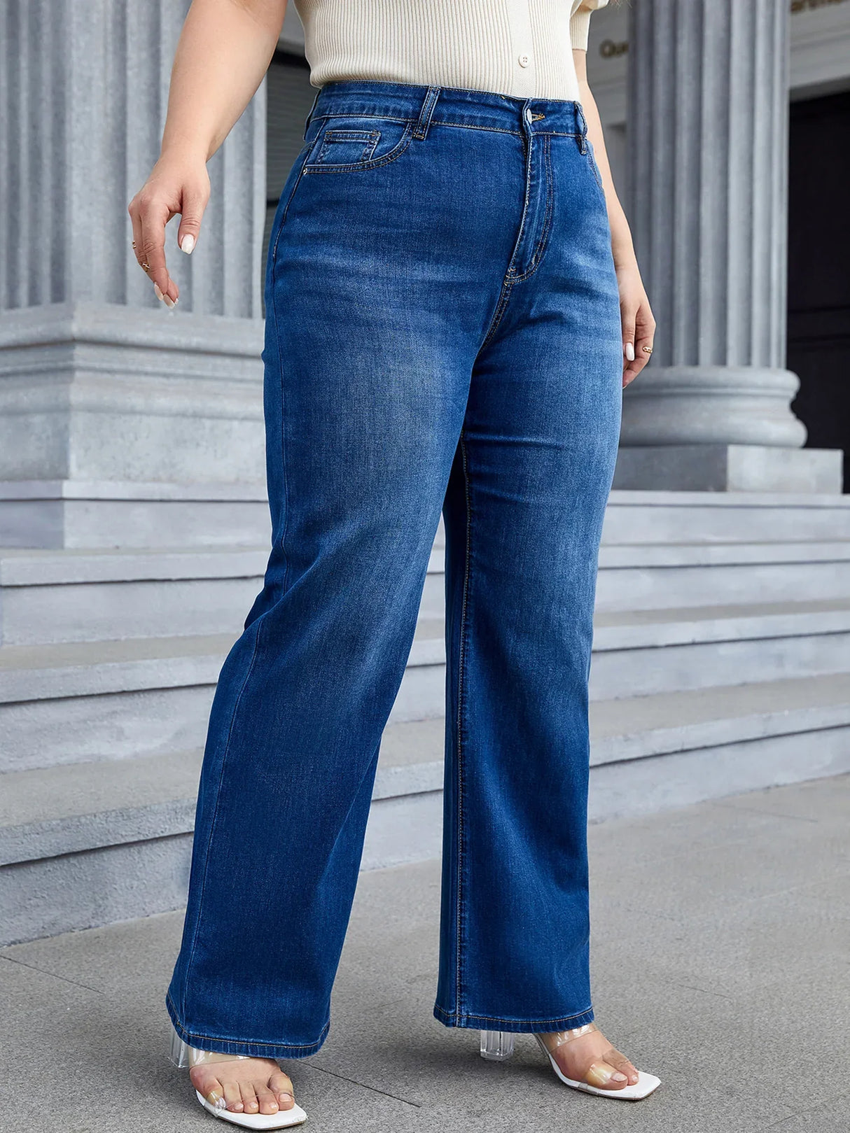 Wide Leg Jeans For Women High Waist Baggy