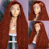 Curly Ginger Orange X Hd Lace Front