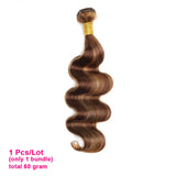 Body Wave Highlight P/ Human Hair Bundles Gram