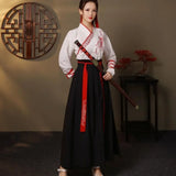 Chinese Hanfu Dress Women Clothing Vintage Ethnic Style