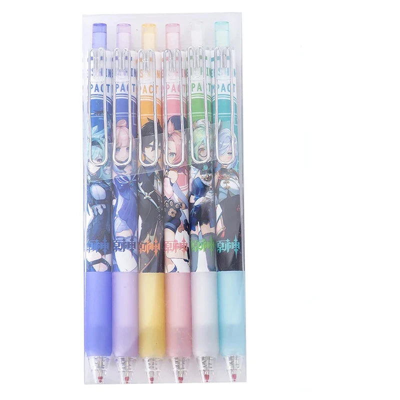 Cute Game Genshin Impact Gel Pens